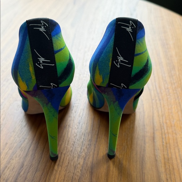 Giuseppe Zanotti Colorful Abstract Heels - Picture 3 of 4
